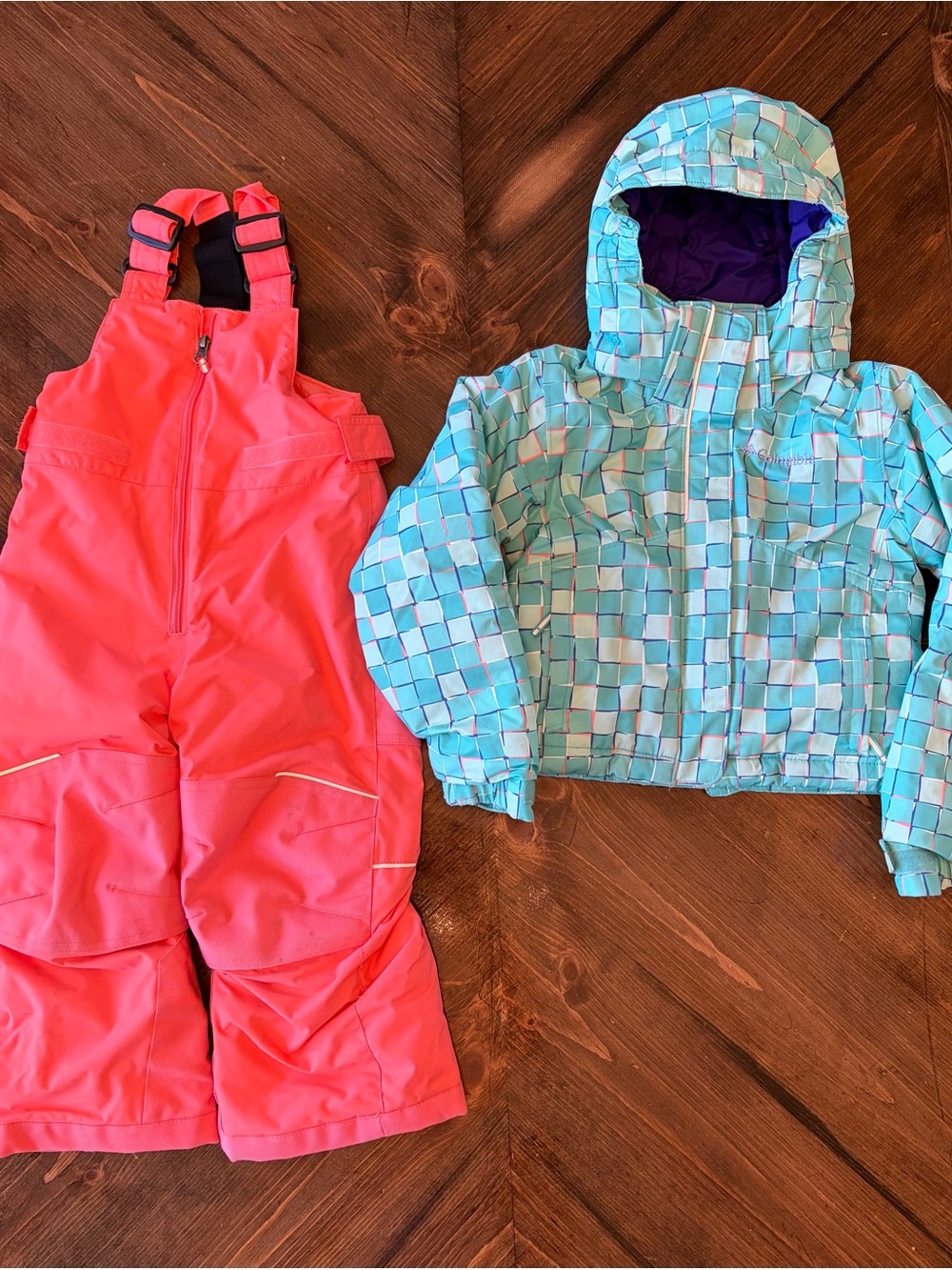 Columbia xxs Winter Jacket and 4T Snowpants